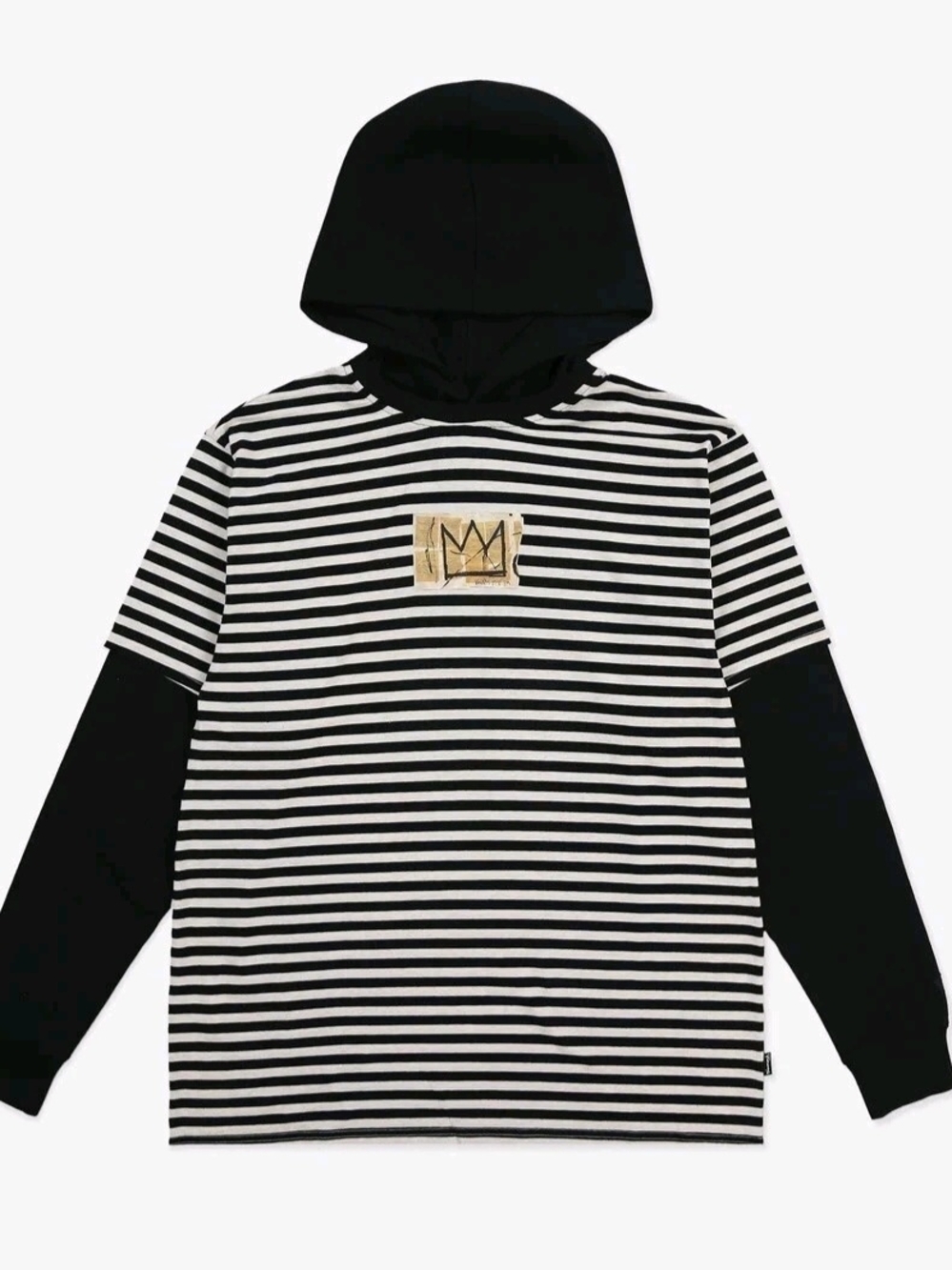 Diamond Supply Co. Black and White Striped Hoodie